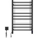 Электрический полотенцесушитель Navin Классик Квадро Sensor 12-216153-5080 (500x800, черный муар, левый, сенсорный, с таймером), Доступные размеры: 500 x 800, Цвет производителя: черный муар, Подключение полотенцесушителя: левое, фото 2
