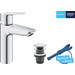 Змішувач для умивальника Grohe QuickFix Start M-Size 24204002 (з донним клапаном), Колір виробника: хром, фото , изображение 4