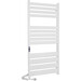 Электрический полотенцесушитель Laris Зебра Лавина ЧК13 75201089 (500x1200, белый матовый, левый), Доступные размеры: 500 x 1200, Цвет производителя: белый матовый, Подключение полотенцесушителя: левое, фото 