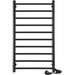 Электрический полотенцесушитель Laris Зебра Альфа ЧКЧ10 R3 73207630 (500x900, черный матовый, правый, с таймером), Доступные размеры: 500 x 900, Цвет производителя: черный матовый, Подключение полотенцесушителя: правое, фото 2