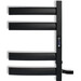 Электрический полотенцесушитель Laris Зебра Атлант ЧКЧ8 R3 73207621 (500x900, черный матовый, правый, с таймером), Доступные размеры: 500 x 900, Цвет производителя: черный матовый, Подключение полотенцесушителя: правое, фото 6