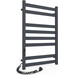 Электрический полотенцесушитель Laris Зебра Кватро ЧК(ГМ)8 R3 73207767 (500x800, графит, левый, с таймером), фото 