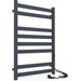 Электрический полотенцесушитель Laris Зебра Кватро ЧК(ГМ)8 R3 73207768 (500x800, графит, правый, с таймером), фото 