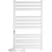 Электрический полотенцесушитель Laris Зебра Лавина ЧК10 75201087 (500x900, белый глянцевый, левый), Доступные размеры: 500 x 900, Цвет производителя: белый глянец, Подключение полотенцесушителя: левое, фото 2