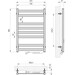 Электрический полотенцесушитель Laris Зебра Кватро ЧК(ГМ)8 R3 73207768 (500x800, графит, правый, с таймером), фото 6