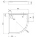 Душевой поддон Qtap Robin 309912C (ROBIN309912C, 90x90 см, с сифоном), фото 7