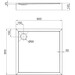 Душевой поддон Qtap Tern 309912C (TERN309912C, 90x90 см, с сифоном), фото 7
