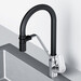 Смеситель для кухни Am.Pm Like F8007802 (черный матовый/хром, с гибким изливои и подключением питьевой воды), Цвет производителя: хром, фото 6