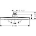 Верхний душ Hansgrohe Crometta S 240 EcoSmart 26724000, фото 2