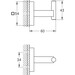 Крючок для ванной Grohe QuickFix Start Cube 40961000, Цвет производителя: хром, фото 7