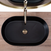 Раковина Rea Nadia Black Matt REA-U1062 (61x38 см, чорна матова, чаша), Доступні розміри: 61 x 38, Колір виробника: чорний матовий, фото , изображение 4