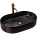 Раковина Rea Nadia Black Matt REA-U1062 (61x38 см, чорна матова, чаша), Доступні розміри: 61 x 38, Колір виробника: чорний матовий, фото 
