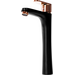 Змішувач для раковини Rea Mild Black Rose Gold REA-B4808 (чорний/рожеве золото, високий), фото , изображение 2