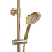 Термостатична душова система Rea Lungo Brushed Gold REA-P6604 (брашована золота, з виливом), Колір виробника: золото брошене (матове), фото , изображение 6