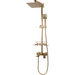 Душевая система Rea Jack Brushed Gold REA-P7050 (брашированное золото, с полочкой), Цвет производителя: брашированное золото (матовое), фото 5