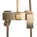 Душевая система Rea Jack Brushed Gold REA-P7050 (брашированное золото, с полочкой), Цвет производителя: брашированное золото (матовое), фото 7