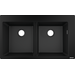 Мийка для кухні Hansgrohe S51 S510-F770 Built-in sink Graphite Black 43316170 (88x51 см, чорна графітова), фото 