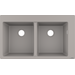 Мийка для кухні Hansgrohe S51 S510-F770 Built-in sink Concrete Grey 43316380 (88x51 см, сірий бетон), фото 