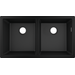 Мийка для кухні Hansgrohe S51 S510-U770 Under-mount Graphite Black 43434170 (82x45 см, чорна графітова), фото 