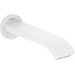Излив для ванны Hansgrohe Vernis Matt White 75410700 (белый матовый, 21 см, скрытого монтажа, каскад), Цвет производителя: белый матовый, фото 