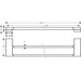 Полотенцедержатель Hansgrohe AddStoris Matt White 41743700 (белый матовый, двойной), фото 2