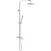 Душевая система с термостатом Damixa Scandinavian Pure 936810000 (с изливом), Цвет производителя: хром, фото 