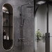 Душевая система с термостатом Damixa Scandinavian Pure 936810300 (черная матовая, с изливом), Цвет производителя: черный матовый, фото 2