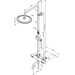 Душевая система с термостатом Damixa Scandinavian Pure 936810000 (с изливом), Цвет производителя: хром, фото 7