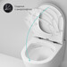 Безободковый подвесной унитаз Am.Pm Sense FlashClean C741701SC (с сиденьем), фото 11