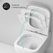 Безободковый подвесной унитаз Am.Pm Gem FlashClean C901701SC (с сиденьем), фото 9