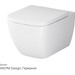Безободковый подвесной унитаз Am.Pm Gem FlashClean C901701SC (с сиденьем), фото 8