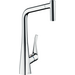 Смеситель для кухни Hansgrohe Metris M71 pull-out spout sBox Chrome 73801000 (с выдвижной лейкой), фото 