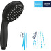 Лійка для душу Grohe QuickFix Vitalio Start 100 Black 279462430 (чорна матова, дворежимна), фото , изображение 8