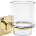 Склянка для зубних щіток Rea Gold REA-77063 (322189, золота, настінна), Колір виробника: золото, фото , изображение 3