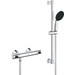 Смеситель для душа с термостатом Grohe QuickFix Precision Flow 34800001 (с душевым гарнитуром), фото 