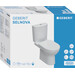 Безободковый унитаз-компакт Geberit Selnova 501.753.00.1 (с сиденьем), фото 2