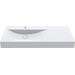 Умивальник Miraggio Viola 1000 L Mirasoft 0002665 (100x46 см, білий матовий, з крилом), Доступні розміри: 100 x 46 L, Технологія виробництва: Mirasoft Technology, Колір виробника: білий матовий, фото , изображение 2