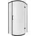 Душова кабіна Qtap Virgo BLA1099AC8 (VIRBLA1099AC8, 90x90 см, скло прозоре, петлі чорні матові), фото 