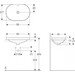 Умывальник Geberit VariForm 500.729.01.2 (60x40 см), Доступные размеры: 60 x 40, фото 2