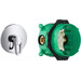 Смеситель скрытого монтажа для душа Hansgrohe  Metropol E 14675090+01800180 (внутренняя часть в комплекте), фото 