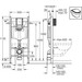 Инсталляция для унитаза 2 в 1 Grohe Rapid SL 388400WG (c креплением к стене), фото 3