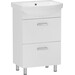 Тумба RJ Toft-E з умивальником Kolo Proxy RJFU045-0150WHSET (RJFU045-0150WH+102950UA, 50 см, біла глянсова, підлогова), Доступні розміри: 50, Колір виробника: білий глянець, фото 