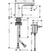 Змішувач раковини Hansgrohe Vernis Blend 71501000 (сенсорний), фото , изображение 2