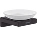 Мыльница Hansgrohe Addstoris Black Matt 41746670 (черная матовая, настенная), Цвет производителя: черный матовый, фото 
