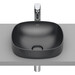 Умывальник Roca Inspira A32750R640 (37x37 см, черный матовый), Доступные размеры: 37 x 37, Цвет производителя: черный матовый, фото 