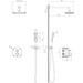 Душевая система с термостатом Volle Sistema P Chrome 1584.090701 (скрытого монтажа), фото 2