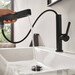 Змішувач для умивальника Hansgrohe Finoris Black Matt 76063670 (чорний матовий, з донним клапаном, з висувною лійкою), Колір виробника: чорний матовий, фото , изображение 5