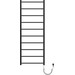 Электрический полотенцесушитель Volle Aqua Ronda de la noche 9235.000204 (500x1300, черный матовый, правый, с таймером), фото 2