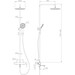 Душевая система Volle Sistema E Chrome 1580.091201 (с изливом), фото 2