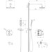 Душевая система с термостатом Volle Sistema P Chrome 1584.091001 (скрытого монтажа, с изливом), фото 2